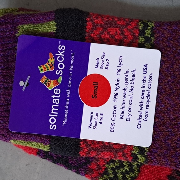 NWT Solmate Socks Vermont Autumn Series | Covered Bridges | Women's Size Small - Picture 2 of 5